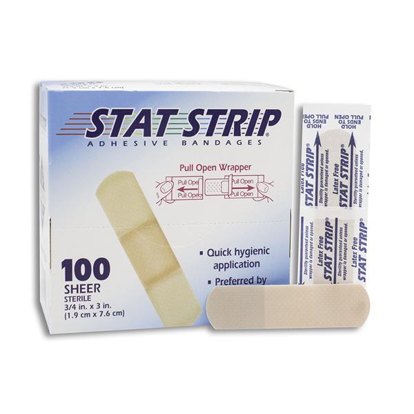 Bandage Adhesive Strip Plastic Film Stat Strip 3/4x3